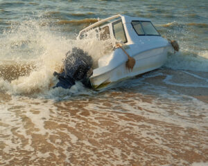 White Boat Drowned 